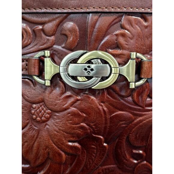 Patricia Nash 10th Anniversary Lundy Tote British Tan Tooled Leather NWOT P74833 - Picture 3 of 11